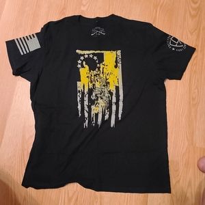 BNWOT Men's Black Grunt Style T-shirt Don't Tread on Me XL